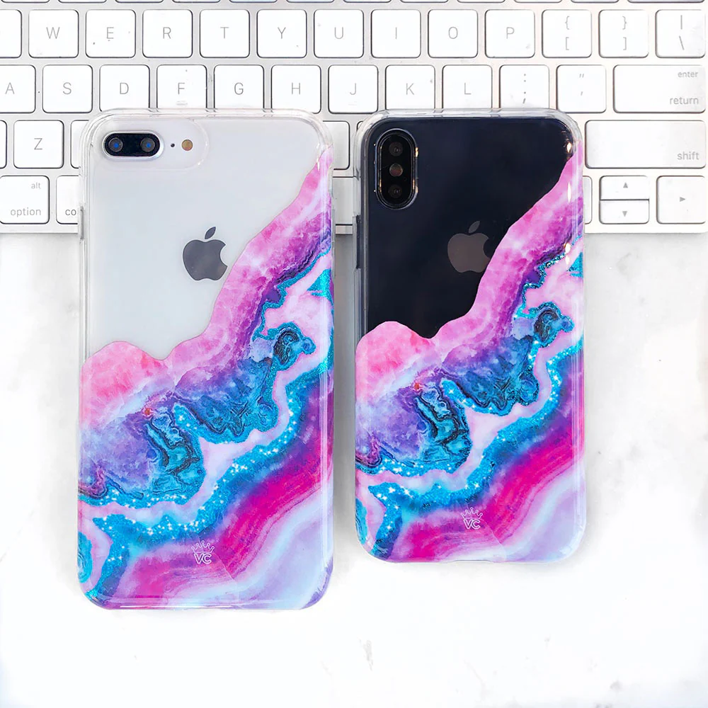 Geode Glitter Clear iPhone Case - Image 28