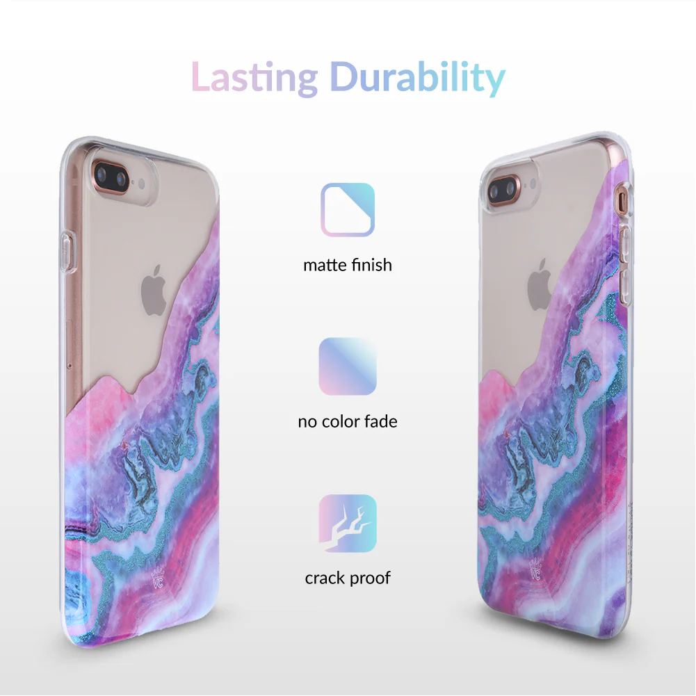 Geode Glitter Clear iPhone Case - Image 54