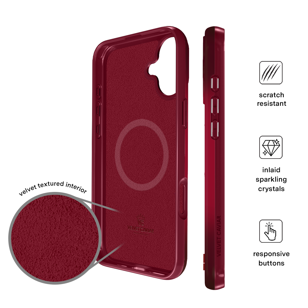 Black Cherry Crystal iPhone Case - Image 24