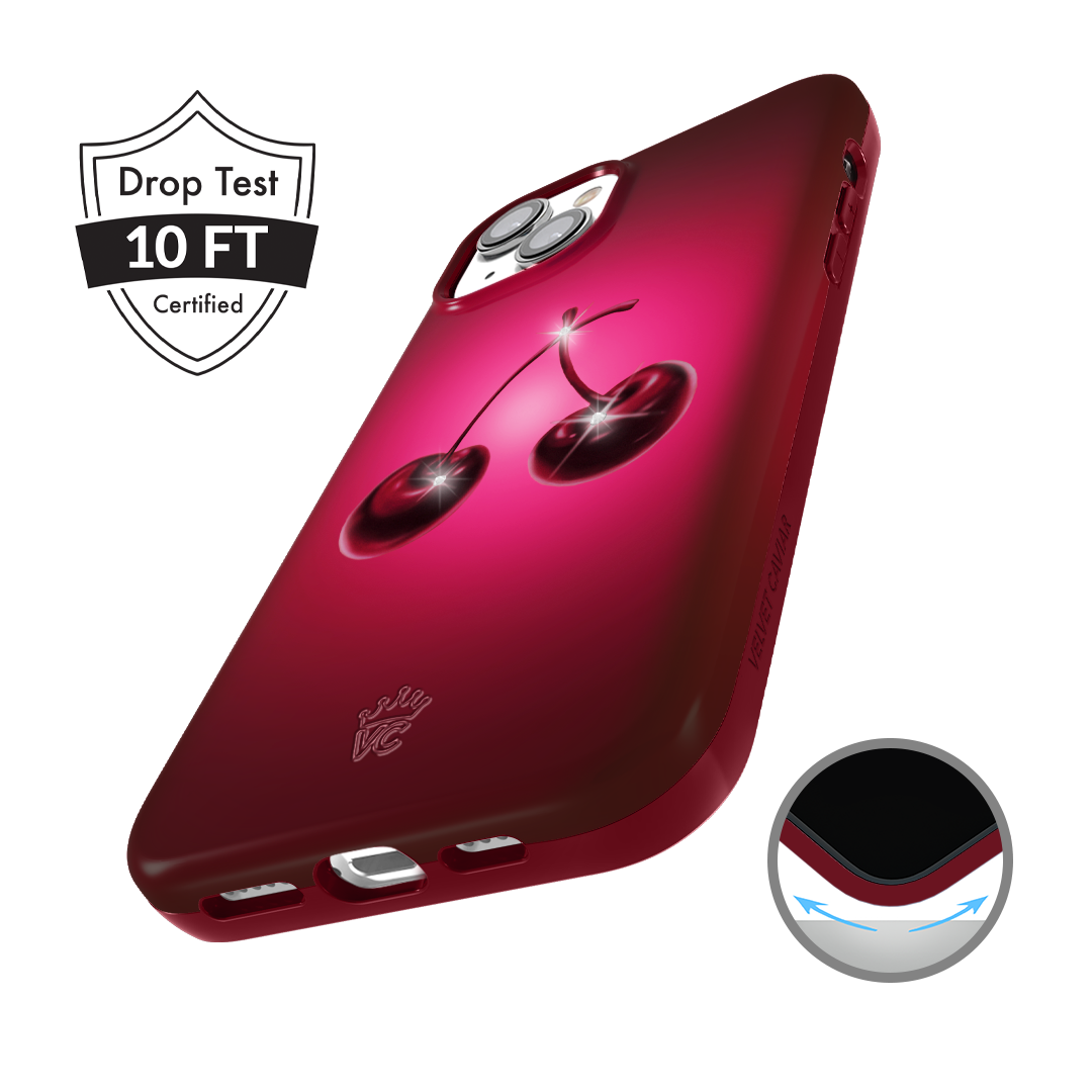 Black Cherry Crystal iPhone Case - Image 77