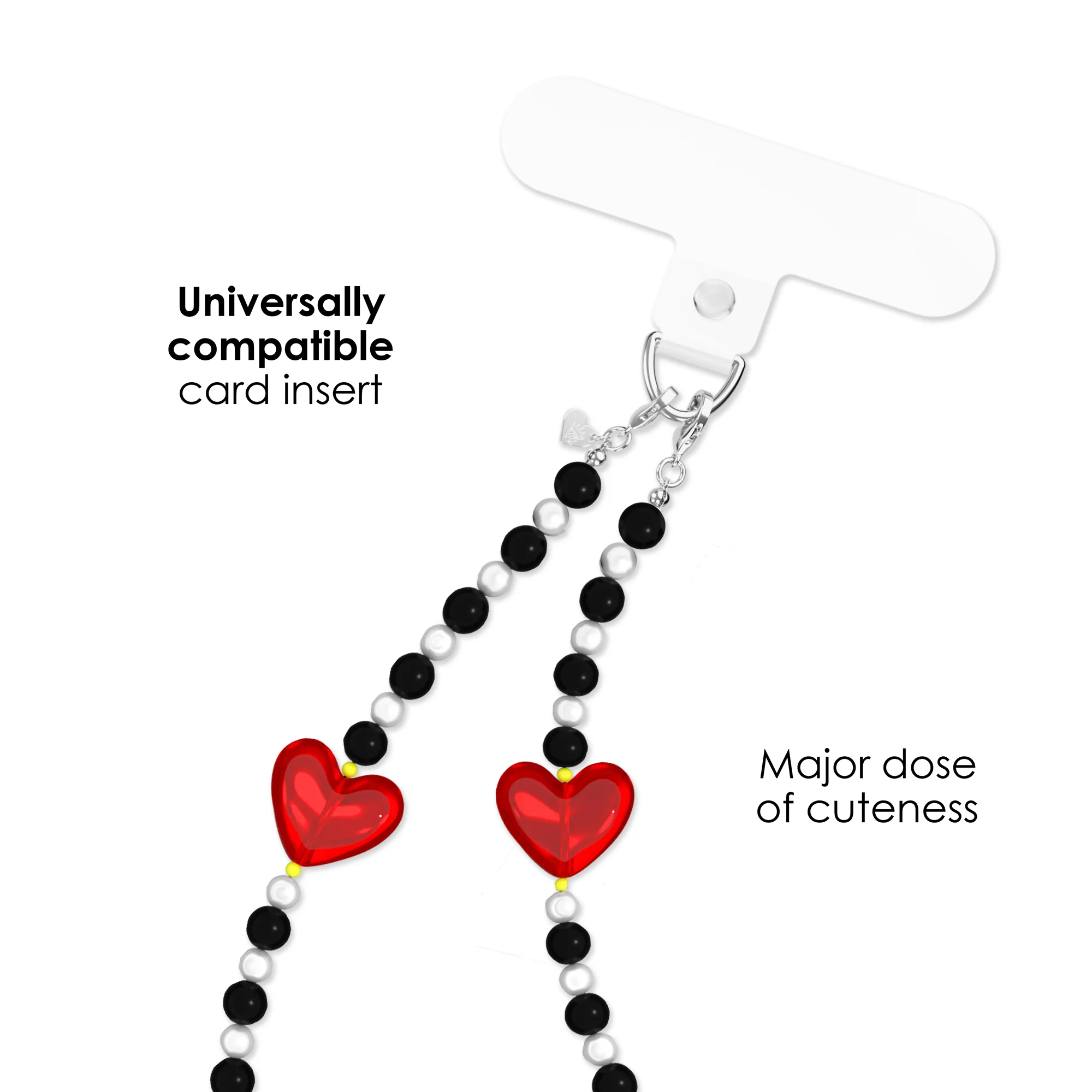 Snoopy Hearts Phone Charm - Image 2