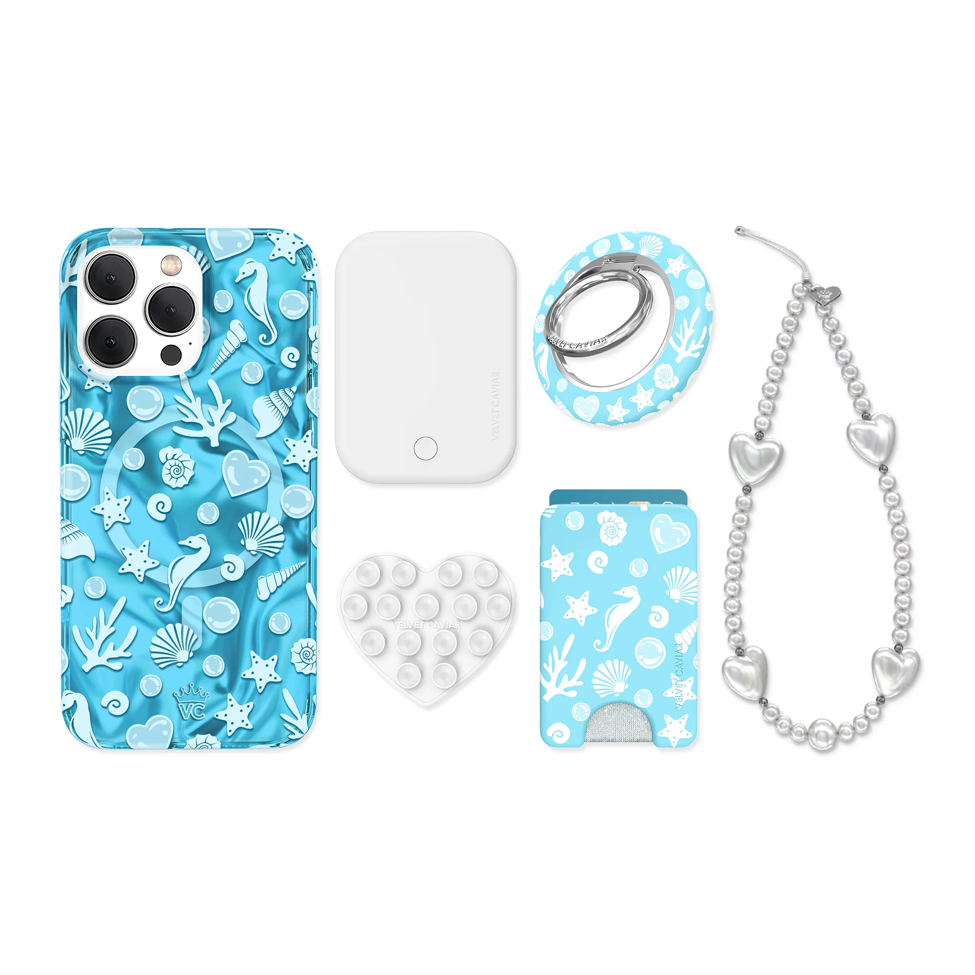 Aquamarine Holo iPhone Bundle Set - Image 13