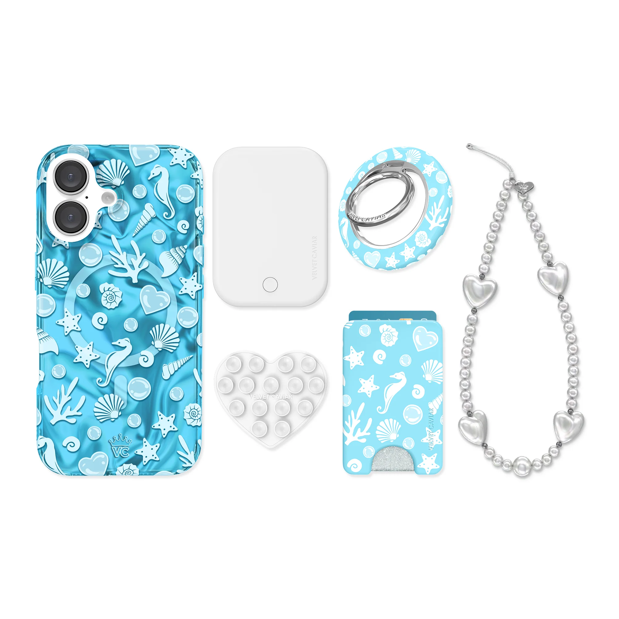 Aquamarine Holo iPhone Bundle Set - Image 19