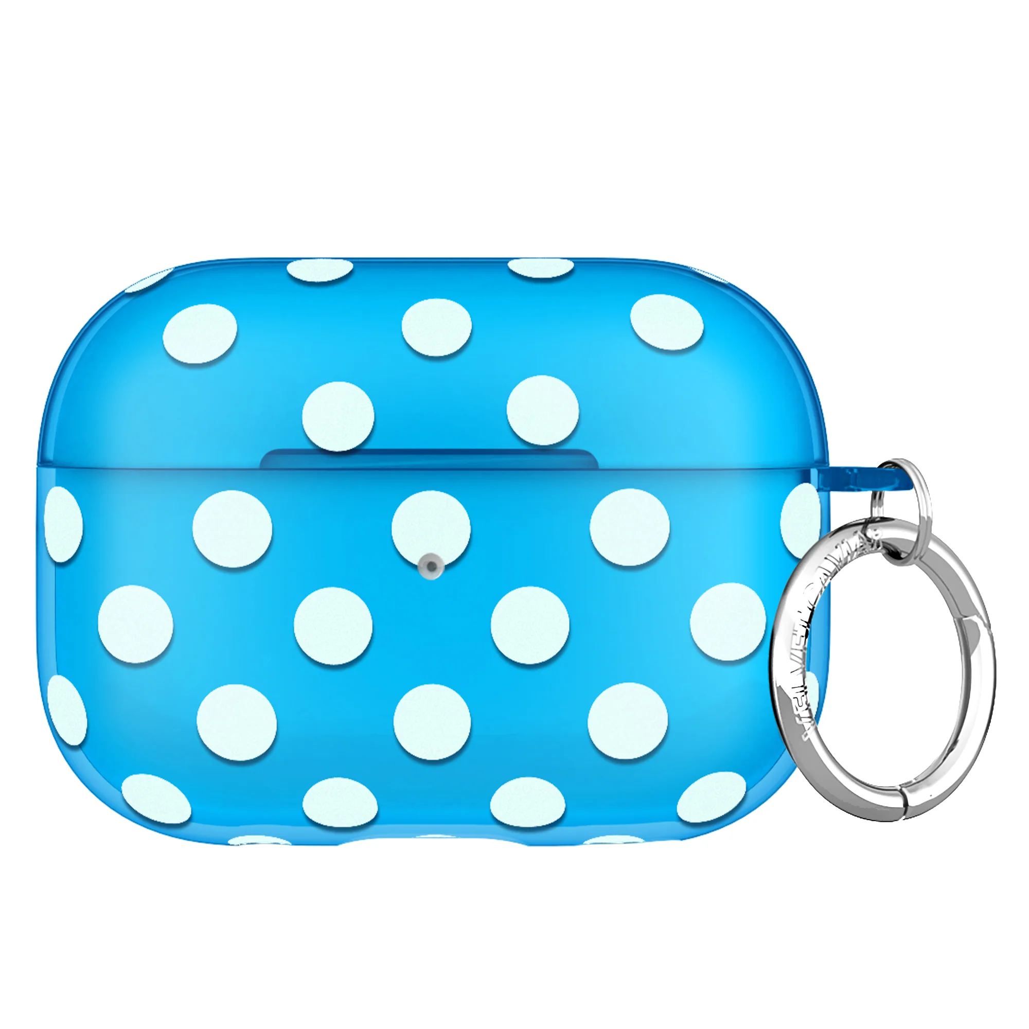 Aquamarine Polka Dot AirPod Case - Image 6