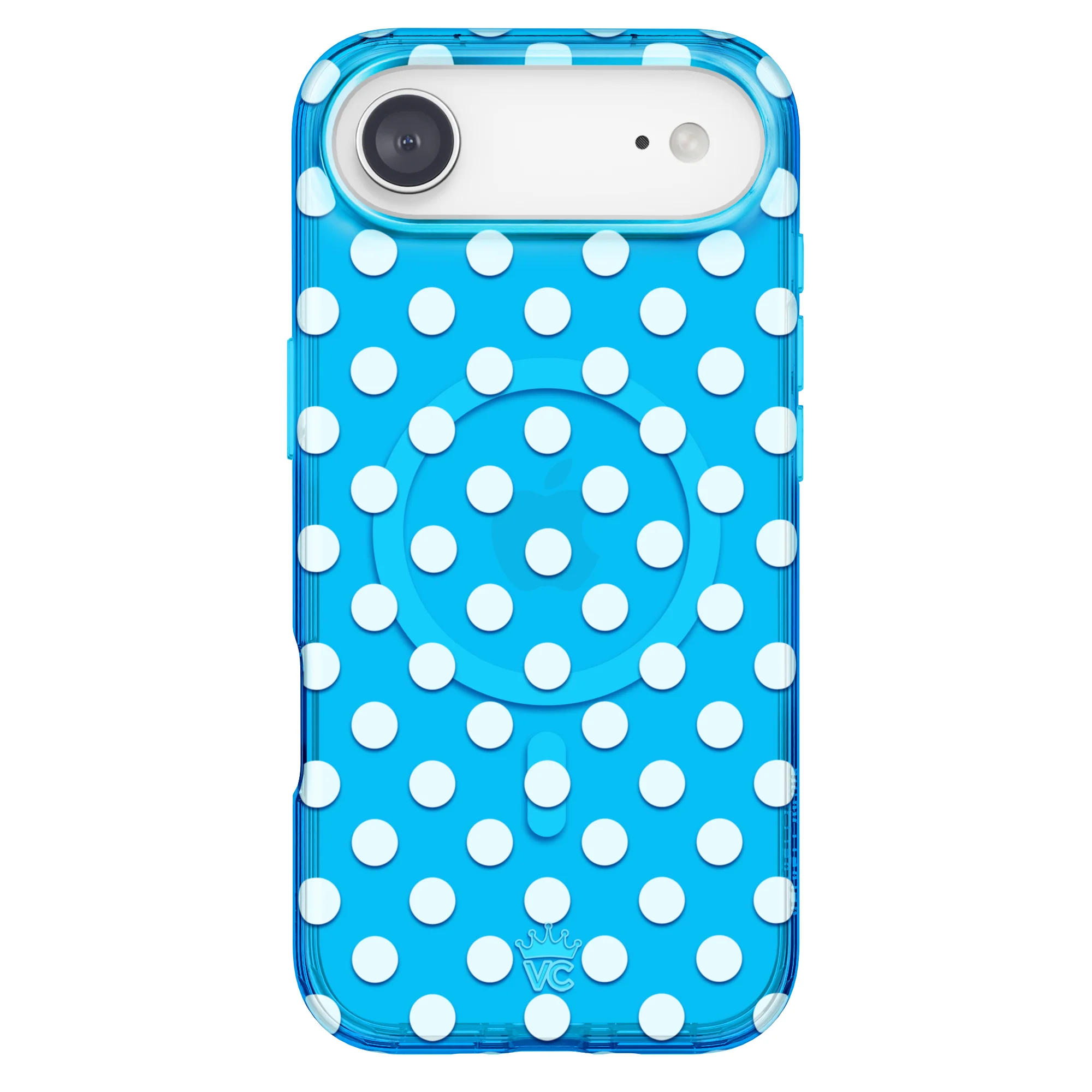 Aquamarine Polka Dot iPhone Case - Image 61