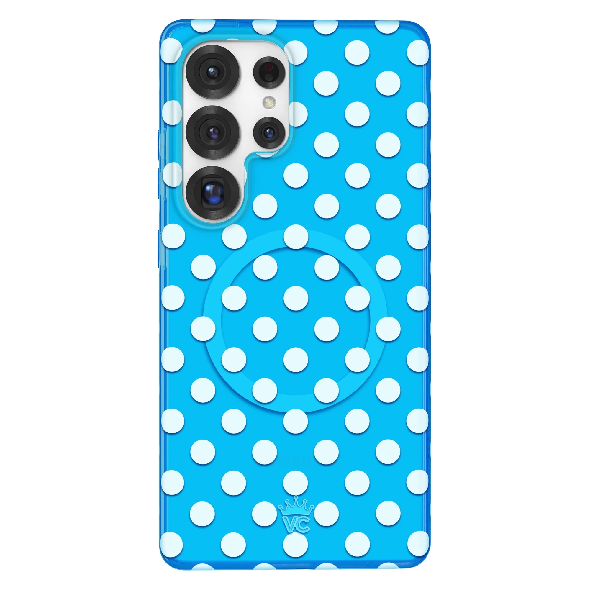Aquamarine Polka Dot Samsung Case - Image 41