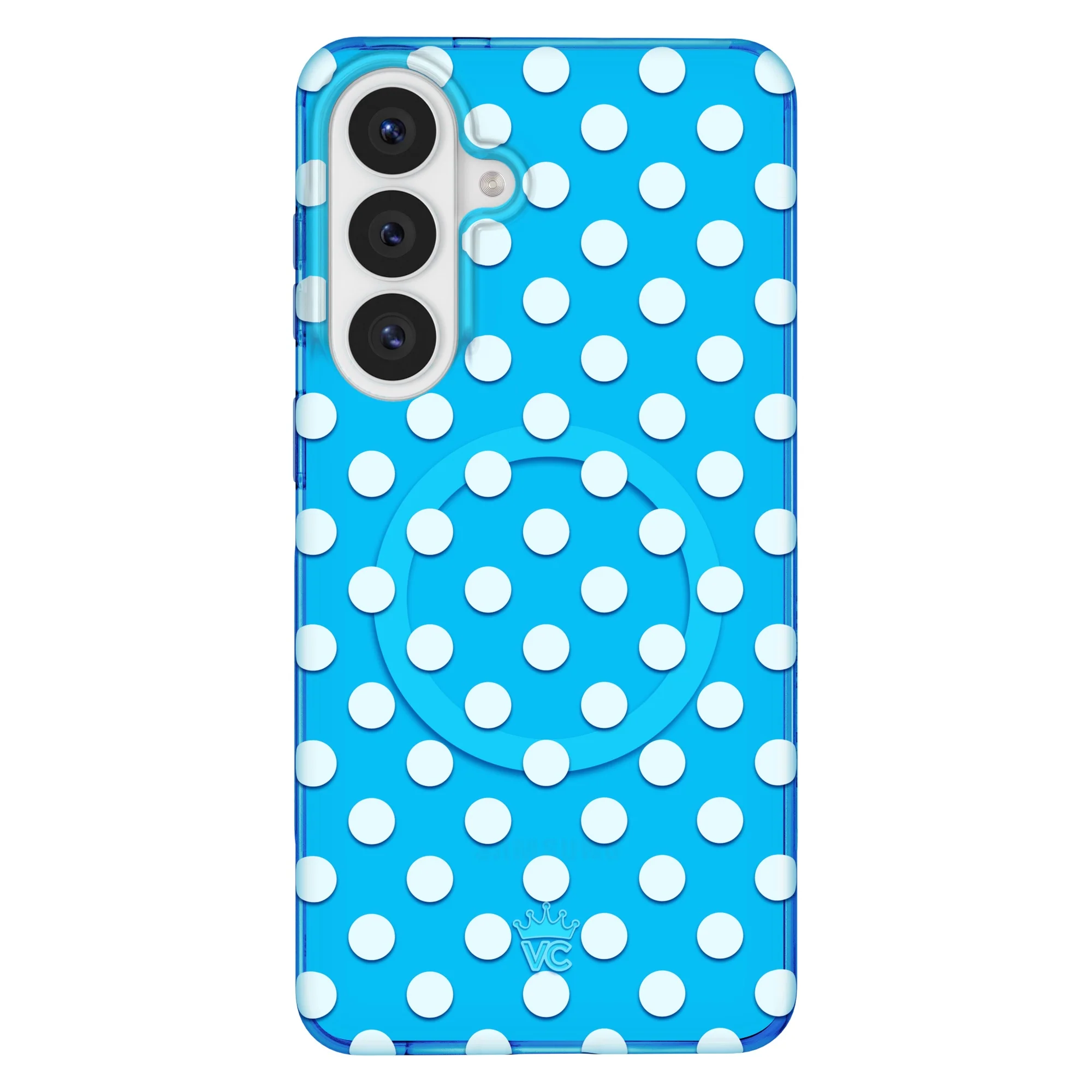 Aquamarine Polka Dot Samsung Case - Image 46