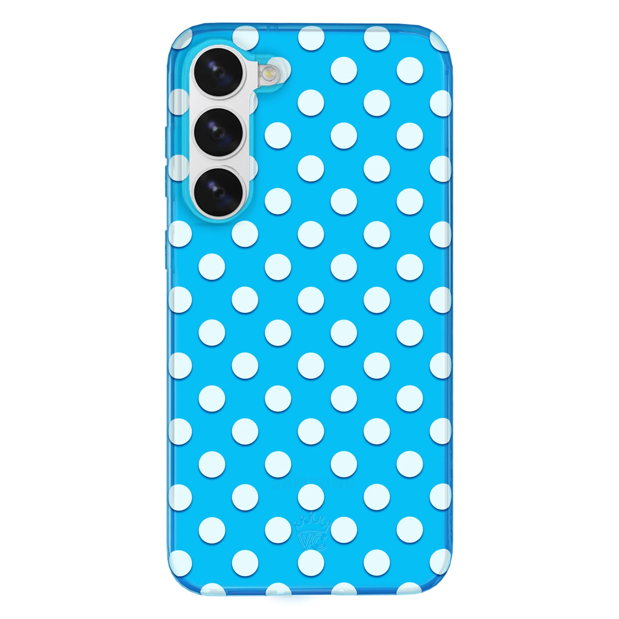 Aquamarine Polka Dot Samsung Case - Image 6
