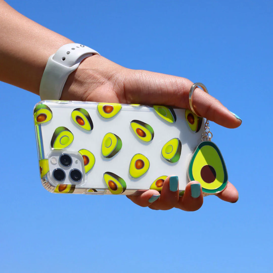 Avocado Clear iPhone Case - Image 32