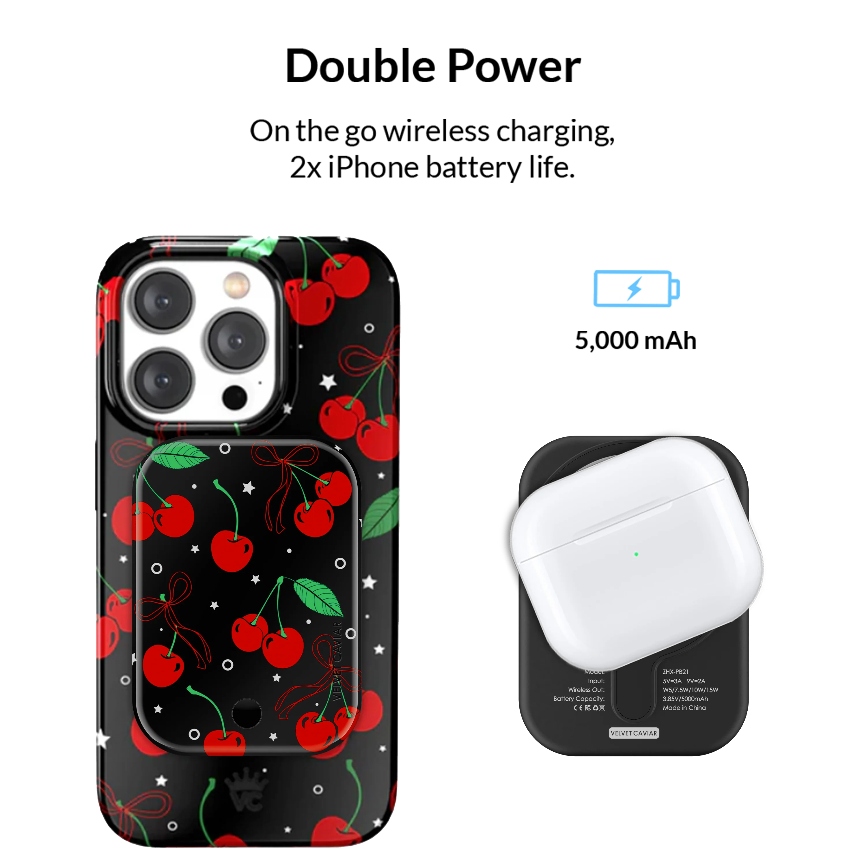 Cherry On Top Portable MagSafe Charger Power Pack - Image 3
