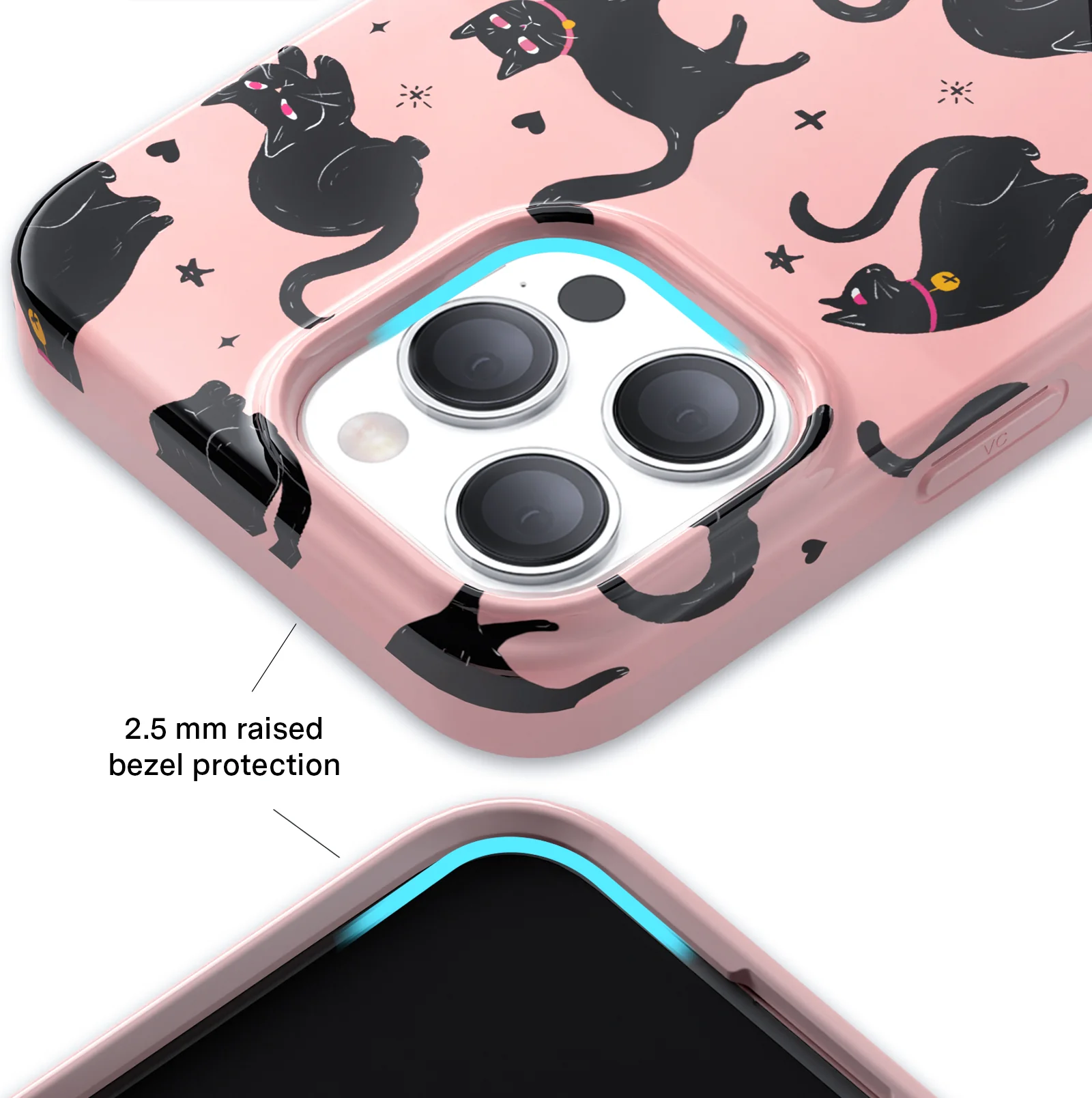 Lucky Kittens iPhone Case - Image 3