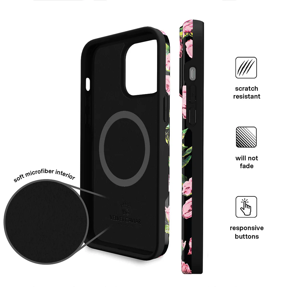 Pink Rose Floral iPhone Case - Image 39