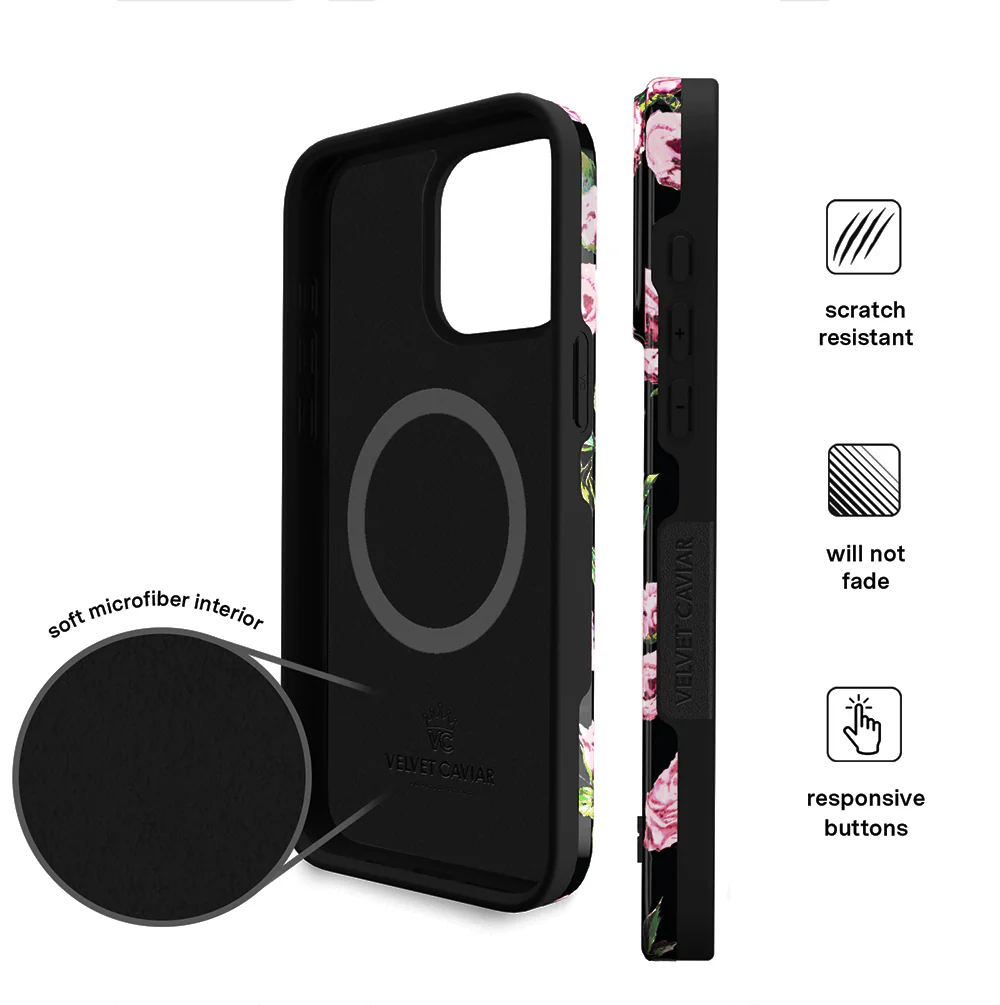 Pink Rose Floral iPhone Case - Image 9