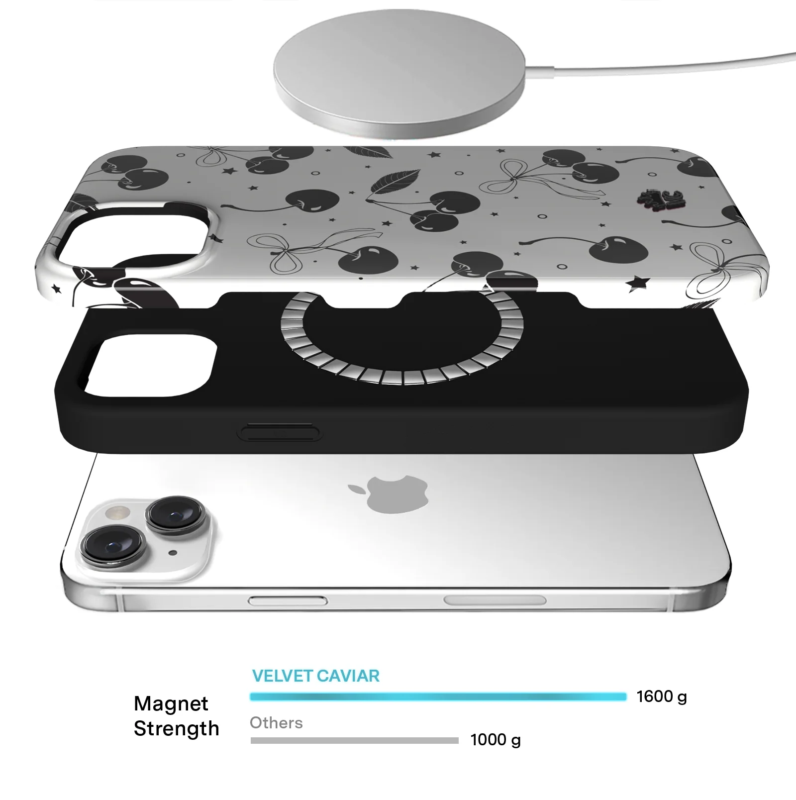 Cherry Noir iPhone Case - Image 22