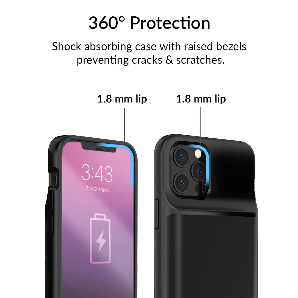 Black iPhone Charging Case - Image 64