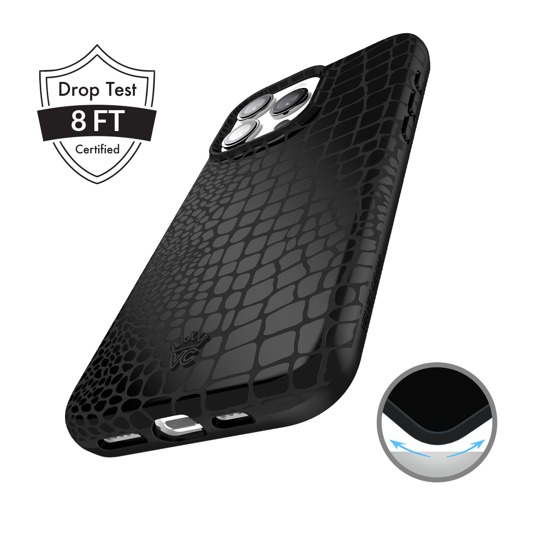 Black Croc iPhone Case - Image 125