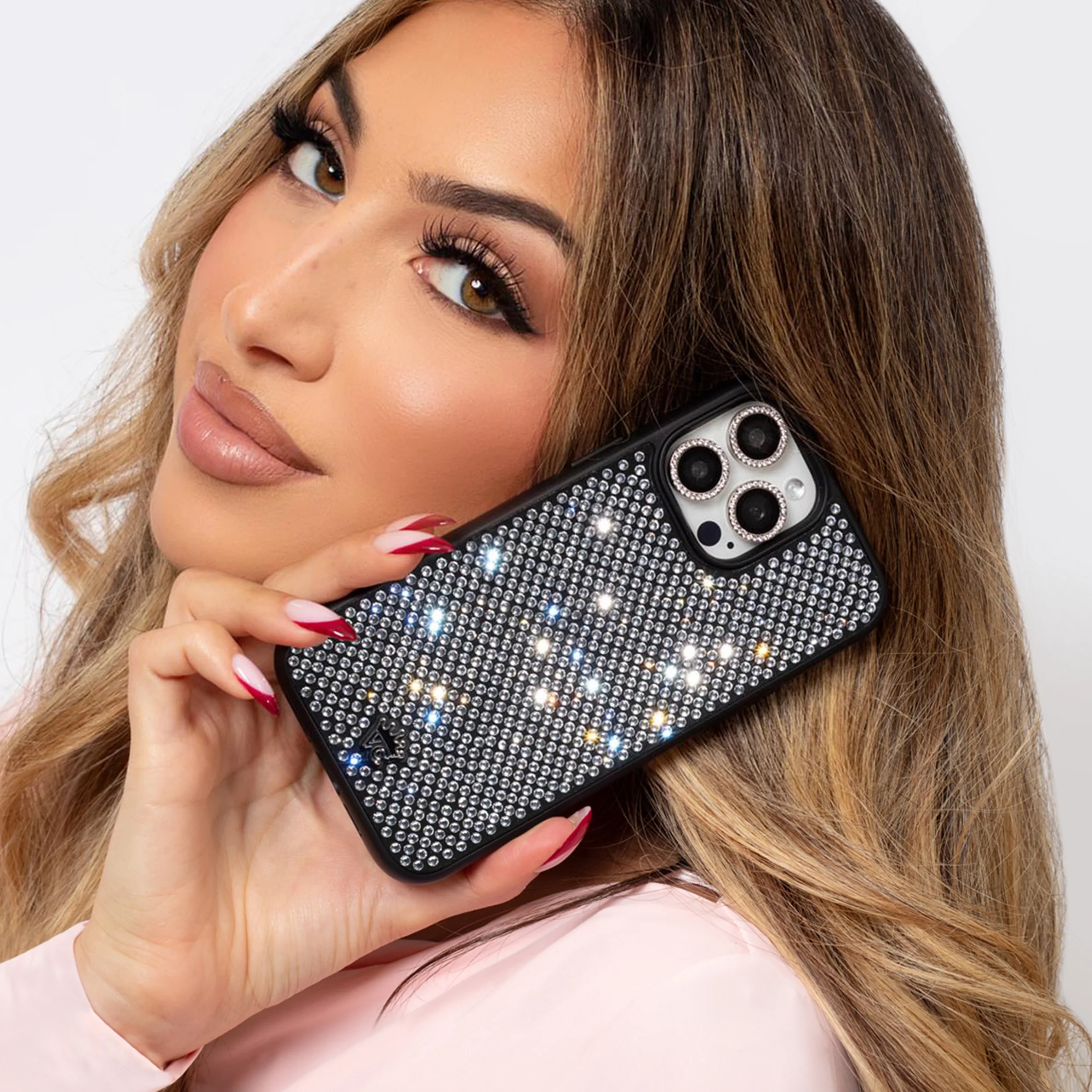 Black Caviar Crystals iPhone Case - Image 67