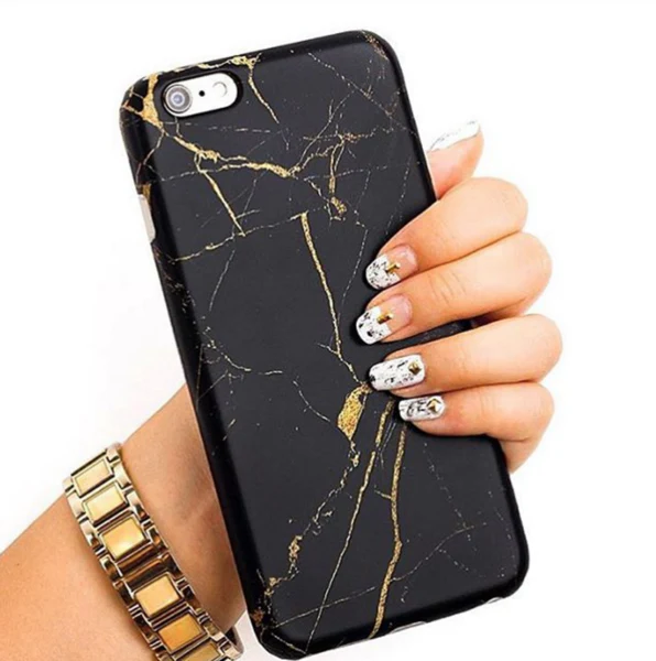 Black & Gold Marble iPhone Case - Image 23