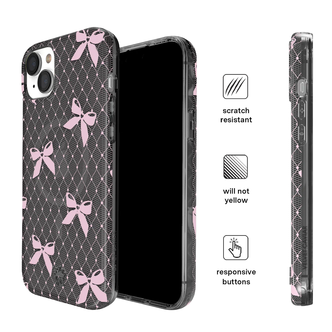Lacy Pink Bows iPhone Case - Image 35