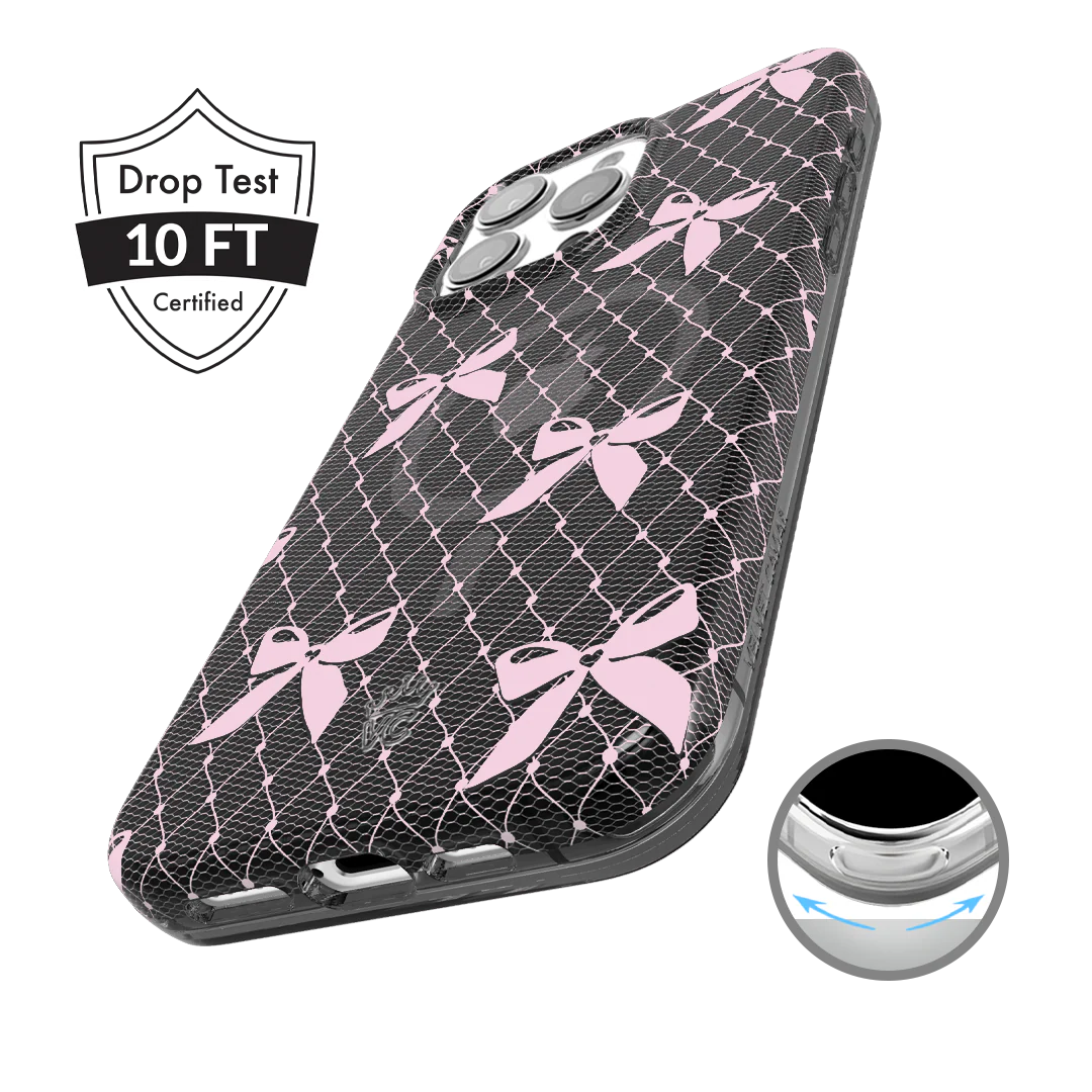 Lacy Pink Bows iPhone Case - Image 44