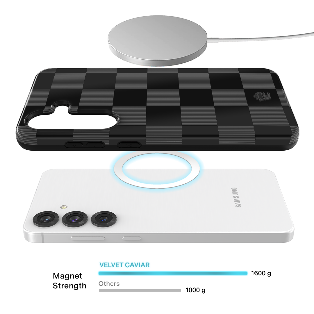 Noir Vibe Checkered Samsung Case - Image 70