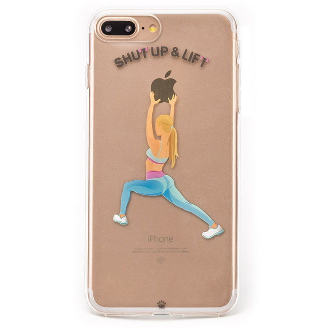 Shut Up & Lift iPhone Case Blonde Hair - Image 19