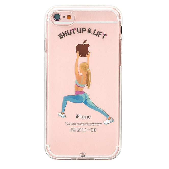 Shut Up & Lift iPhone Case Blonde Hair - Image 29
