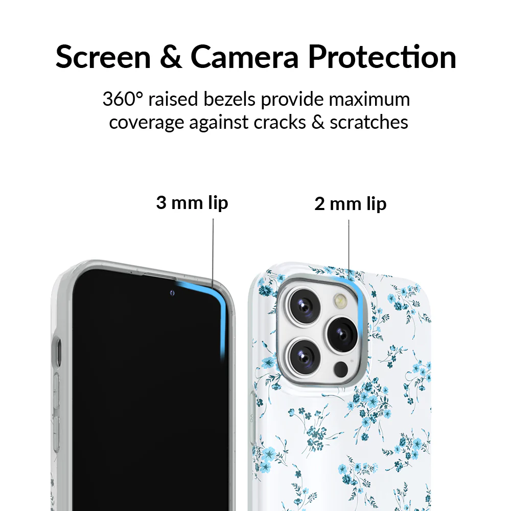 French Blue Floral iPhone Case - Image 57