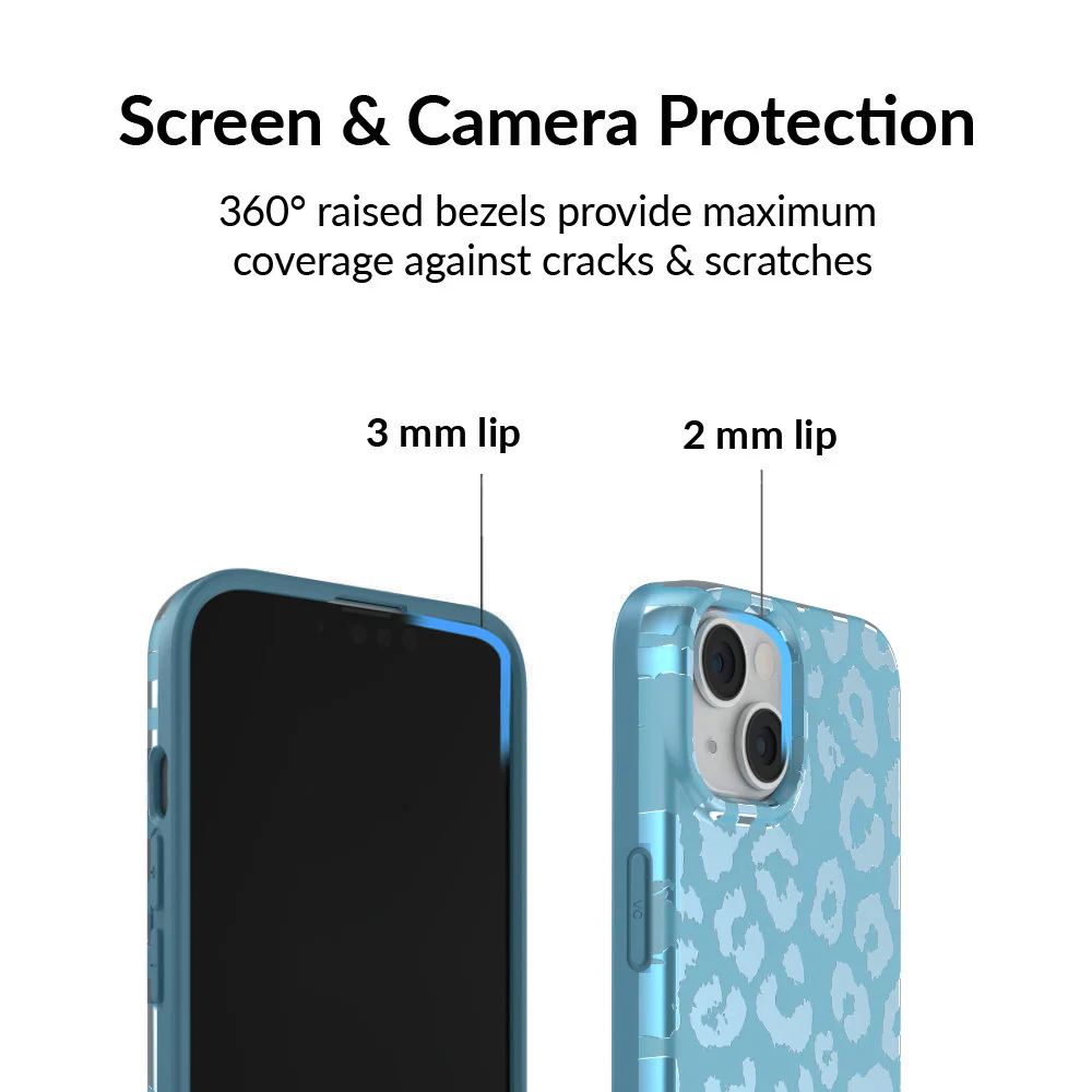 Blue Sapphire Leopard iPhone Case - Image 21