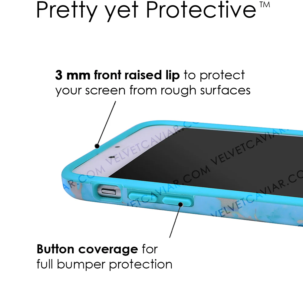 Blue Marble Holo Chrome iPhone Case - Image 15