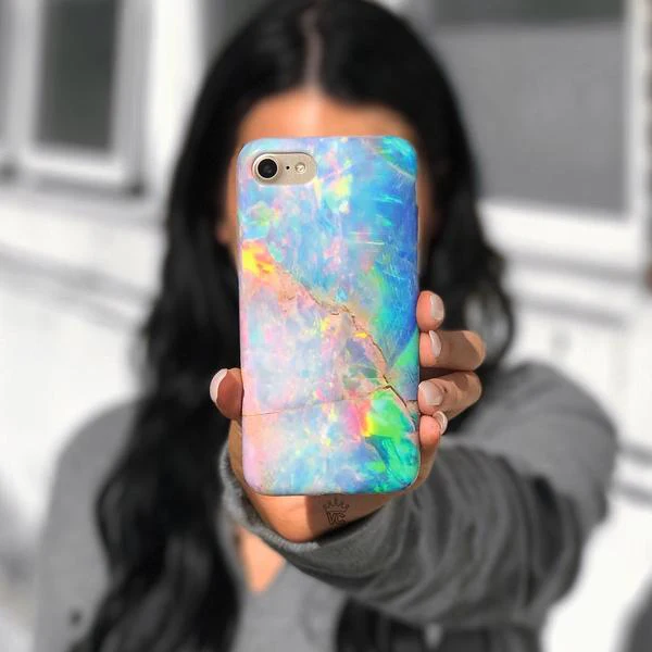 Blue Opal iPhone Case - Image 37