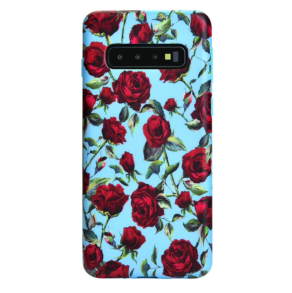 Blue Roses Floral Samsung Galaxy Case - Image 23