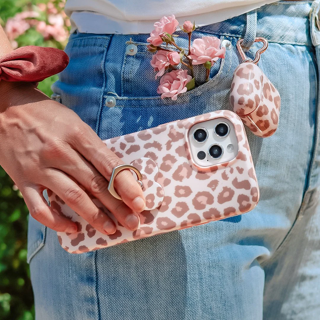 Blush Leopard iPhone Case - Image 73