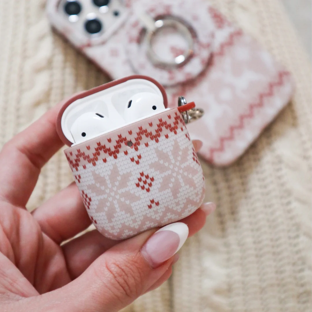Cozy Chai Sweater AirPod Case - Image 2