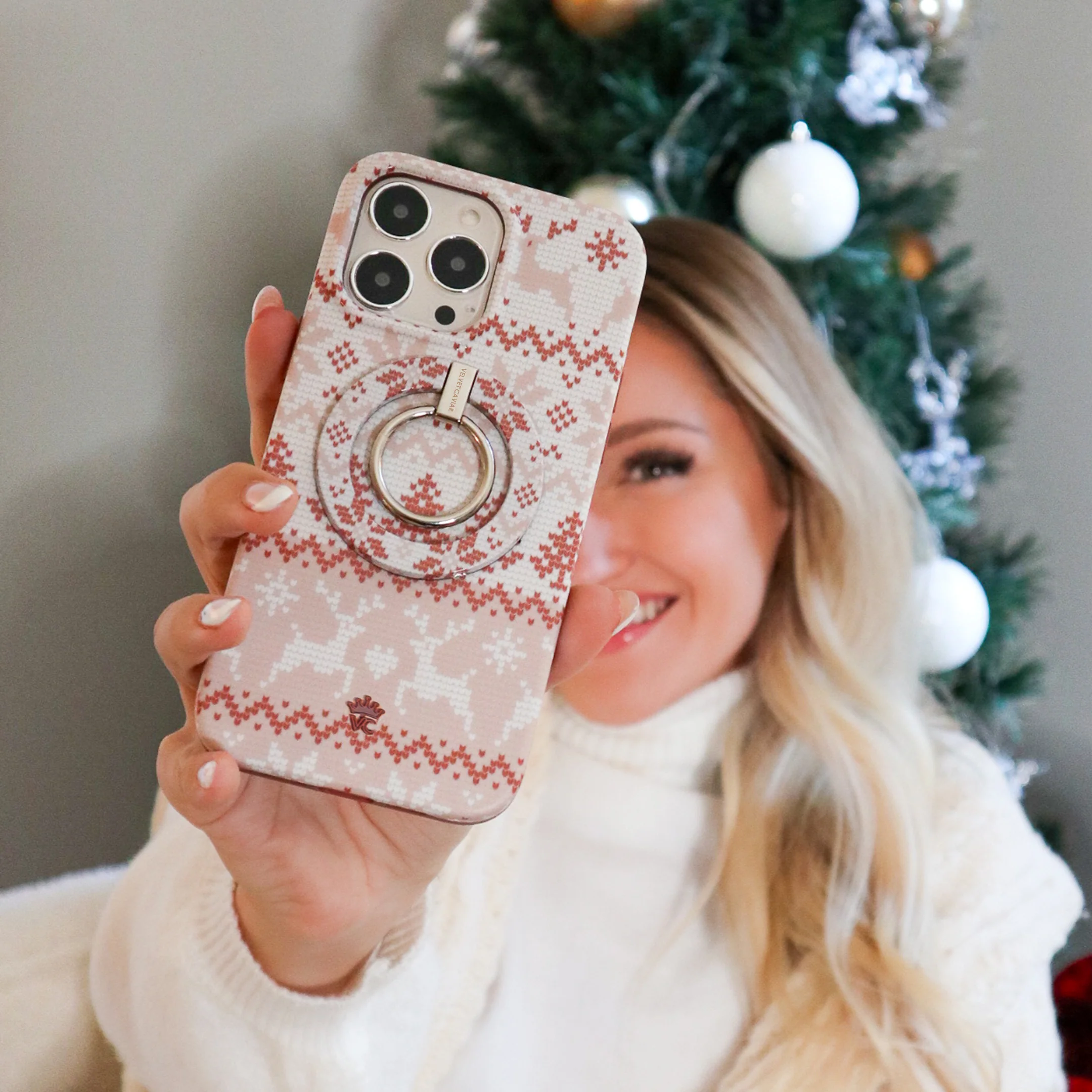 Cozy Chai Sweater iPhone Case - Image 44