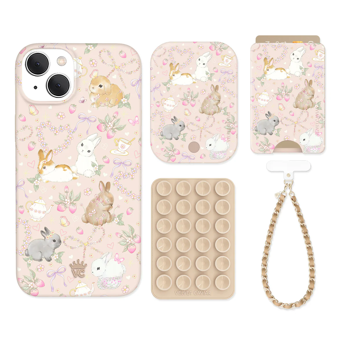 Bunnies & Bows iPhone Bundle Set - Wallet - Image 5