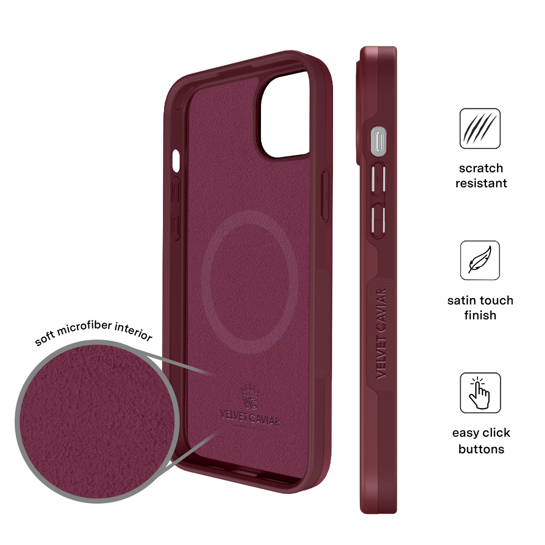 Burgundy 1990 iPhone Case - Image 59