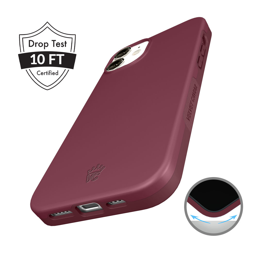 Burgundy 1990 iPhone Case - Image 94