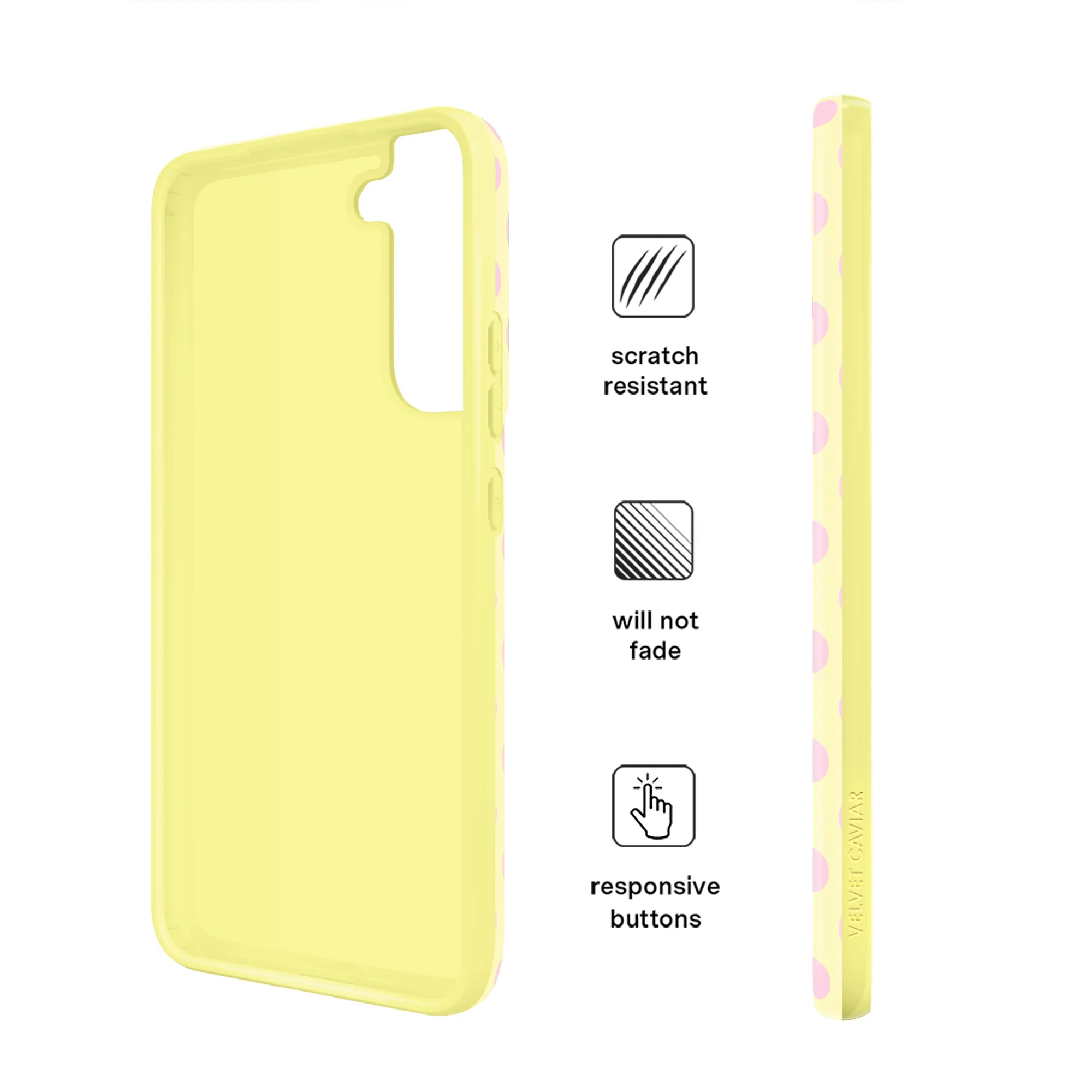 Buttercream Polka Dot Samsung Case - Image 5