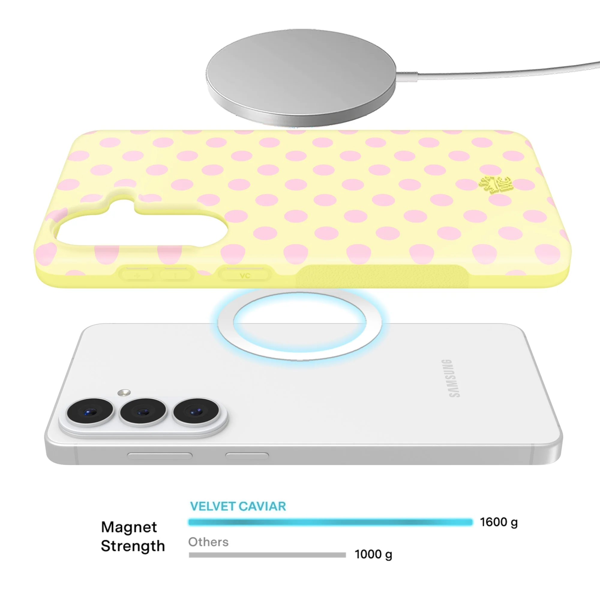 Buttercream Polka Dot Samsung Case - Image 68