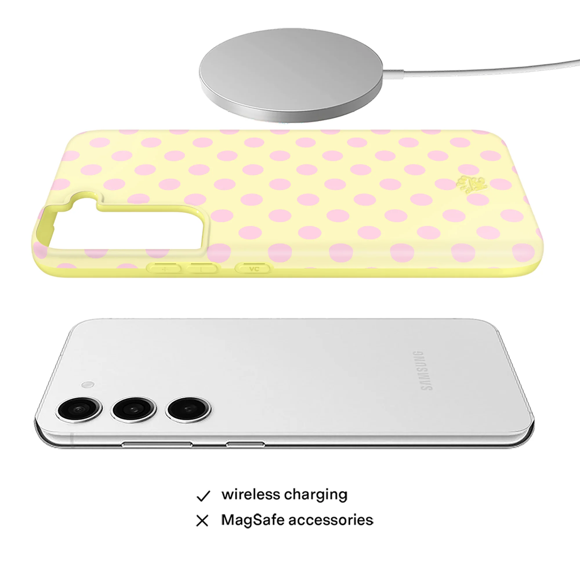 Buttercream Polka Dot Samsung Case - Image 8