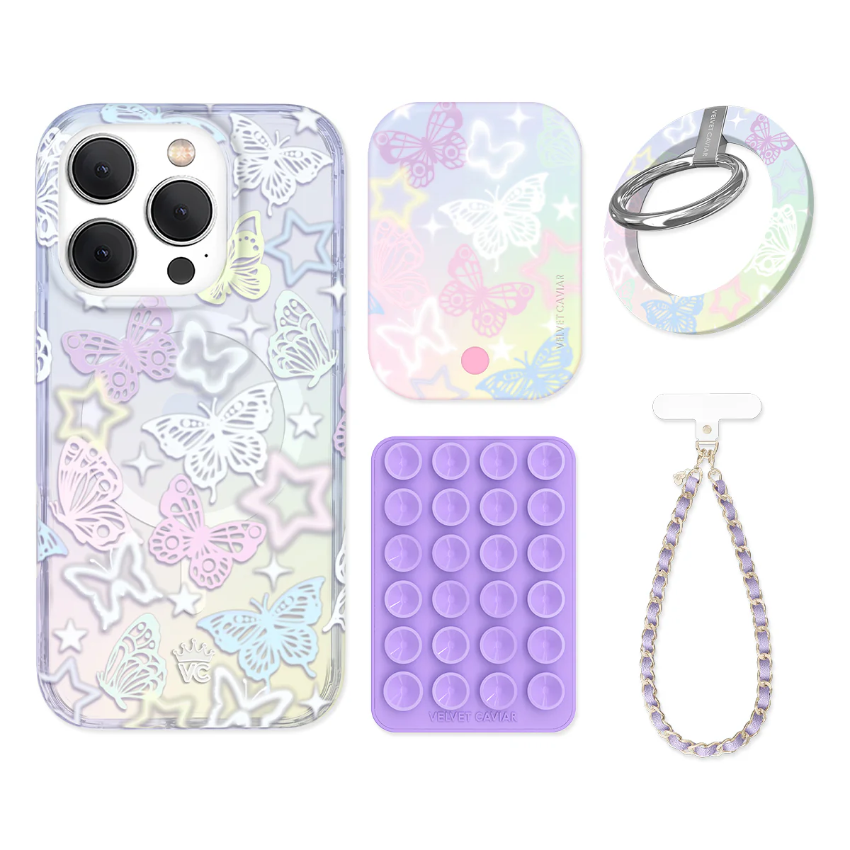 Butterfly Fantasy iPhone Bundle Set - Grip - Image 7