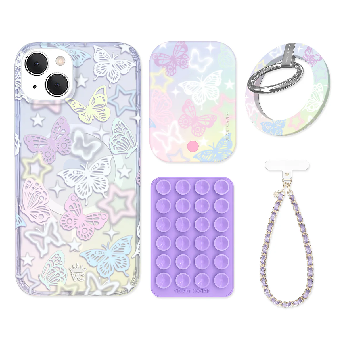 Butterfly Fantasy iPhone Bundle Set - Grip - Image 8