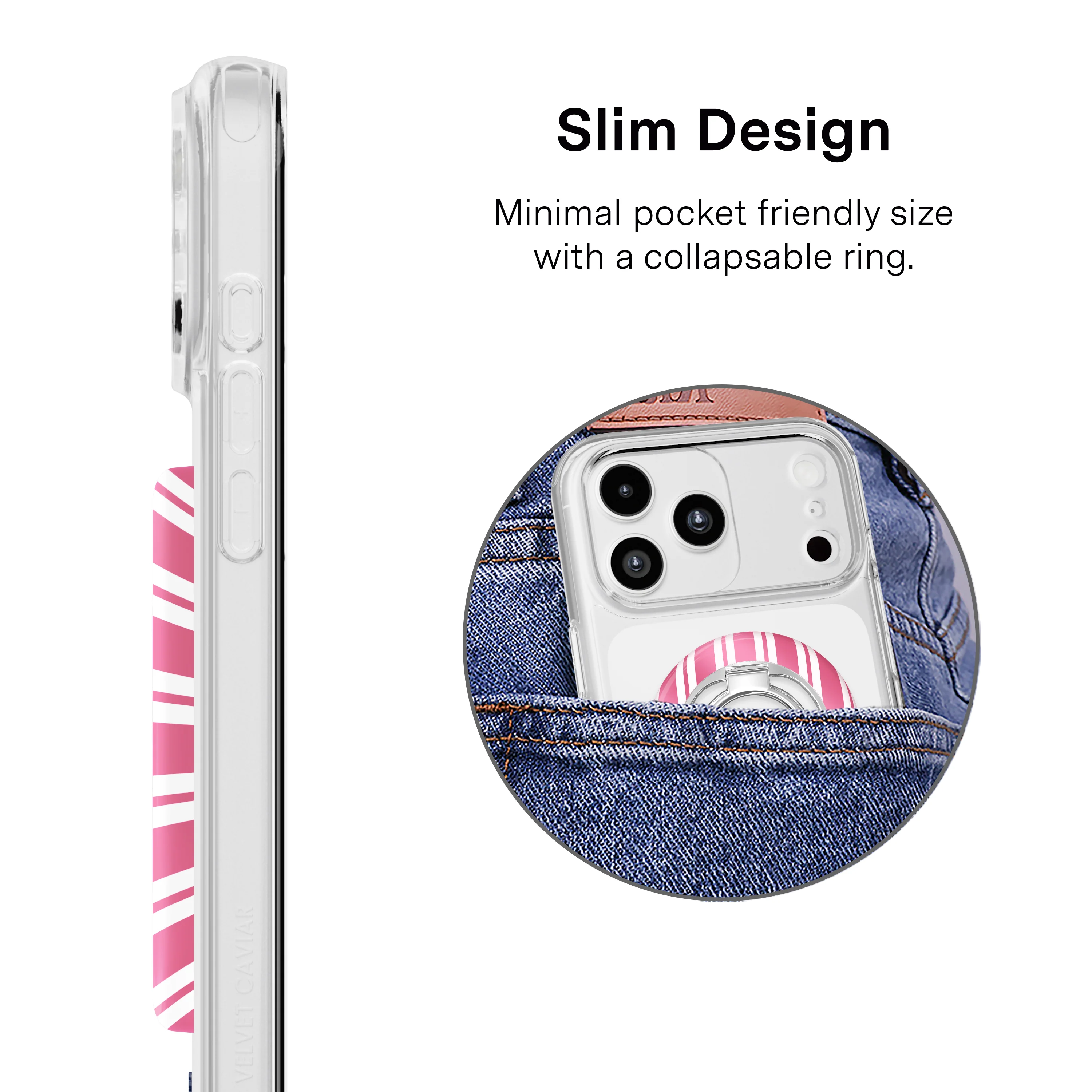 Candy Cane Stripes MagSafe Grip Ring - Image 4
