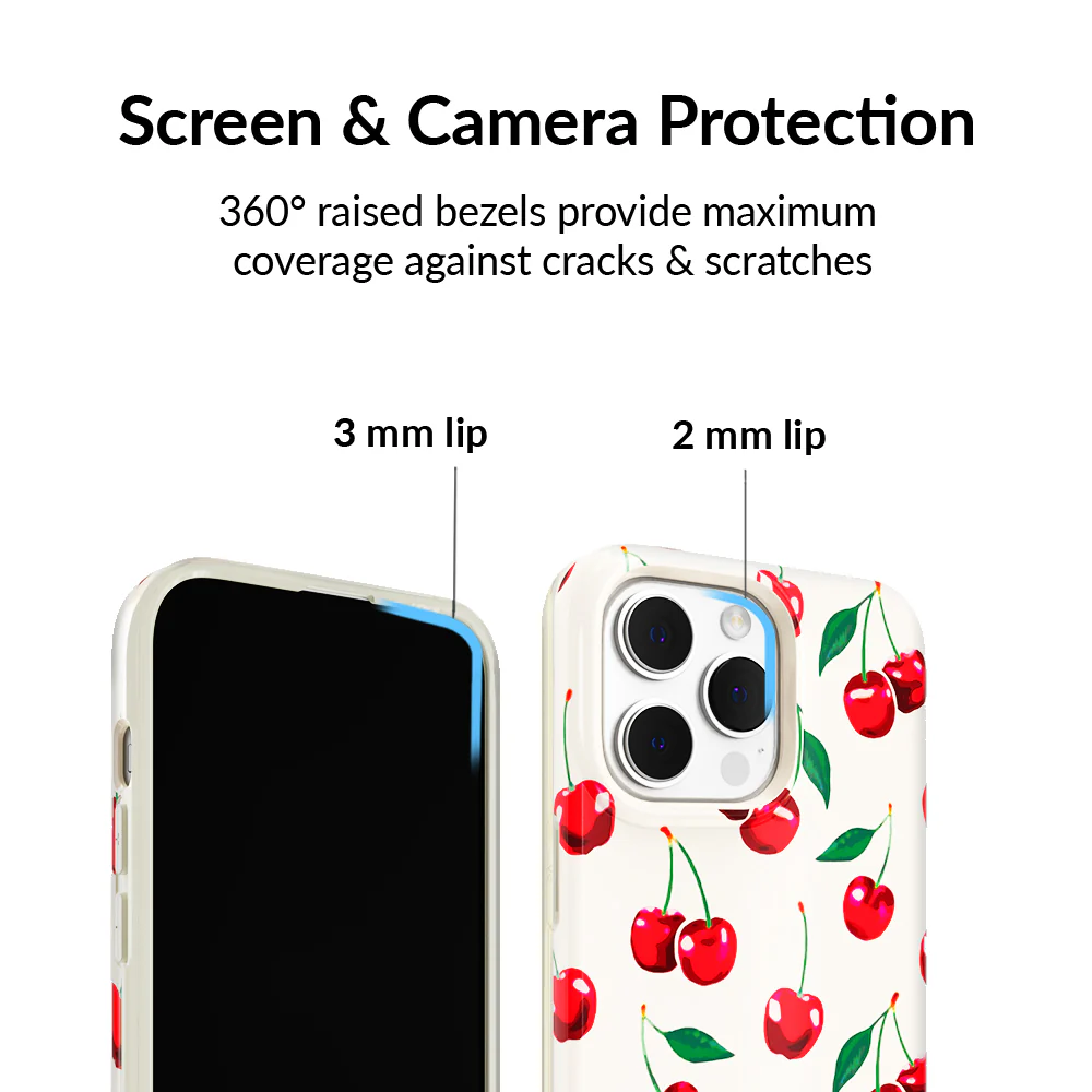 Mon Cheri Cherry iPhone Case - Image 8