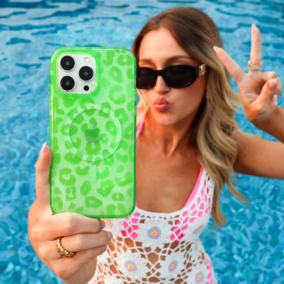 Key Lime Leopard iPhone Case - Image 68
