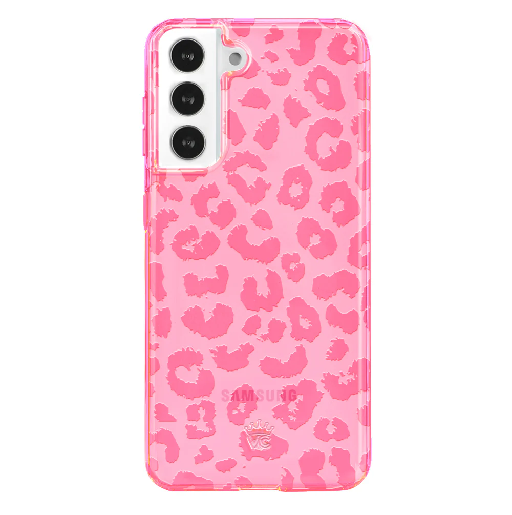 Candy Pink Leopard Samsung Case - Image 16