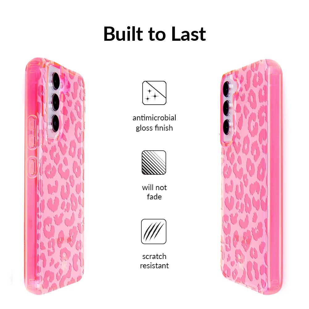 Candy Pink Leopard Samsung Case - Image 39