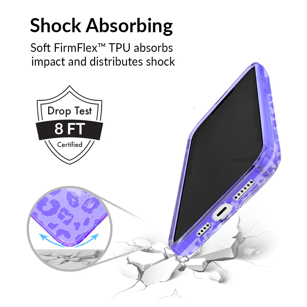 Electric Purple Leopard iPhone Case - Image 10