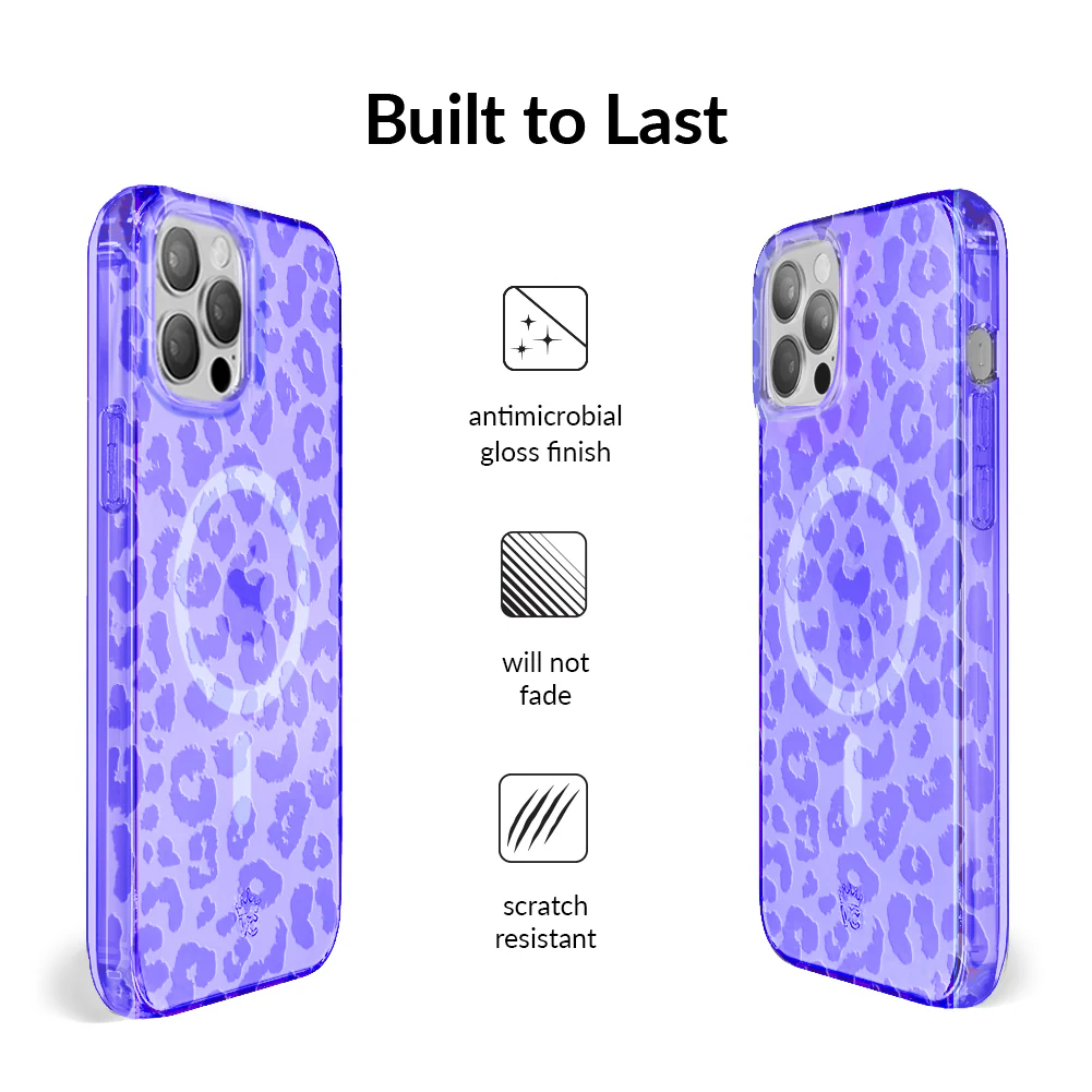Electric Purple Leopard iPhone Case - Image 47
